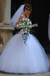 Красивое пышное свадебное платье