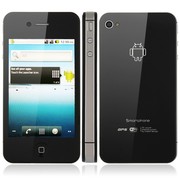 iPhone 4S W008 Android 2.2 Емкостной 2Sim+ Wi-Fi+GPS